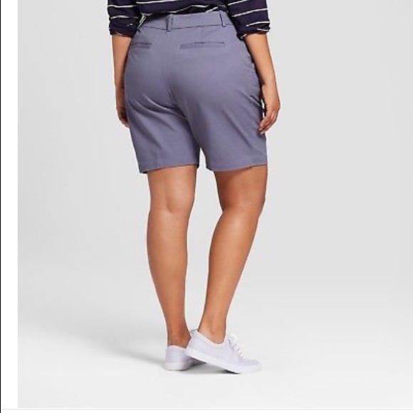 Ava & Viv Indigo shape enhancing Bermuda shorts - Picture 2 of 4